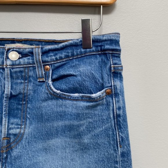 ❗️SOLD❗️Levi’s Wedgie Distressed Premium Icon Jeans Size 27 - Picture 4 of 14